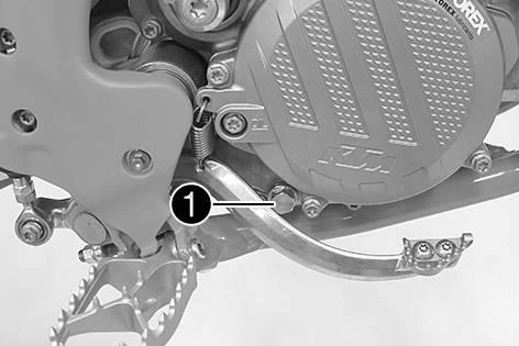 Korek spustowy z magnesem KTM SX 85 2019, oznaczenie 1